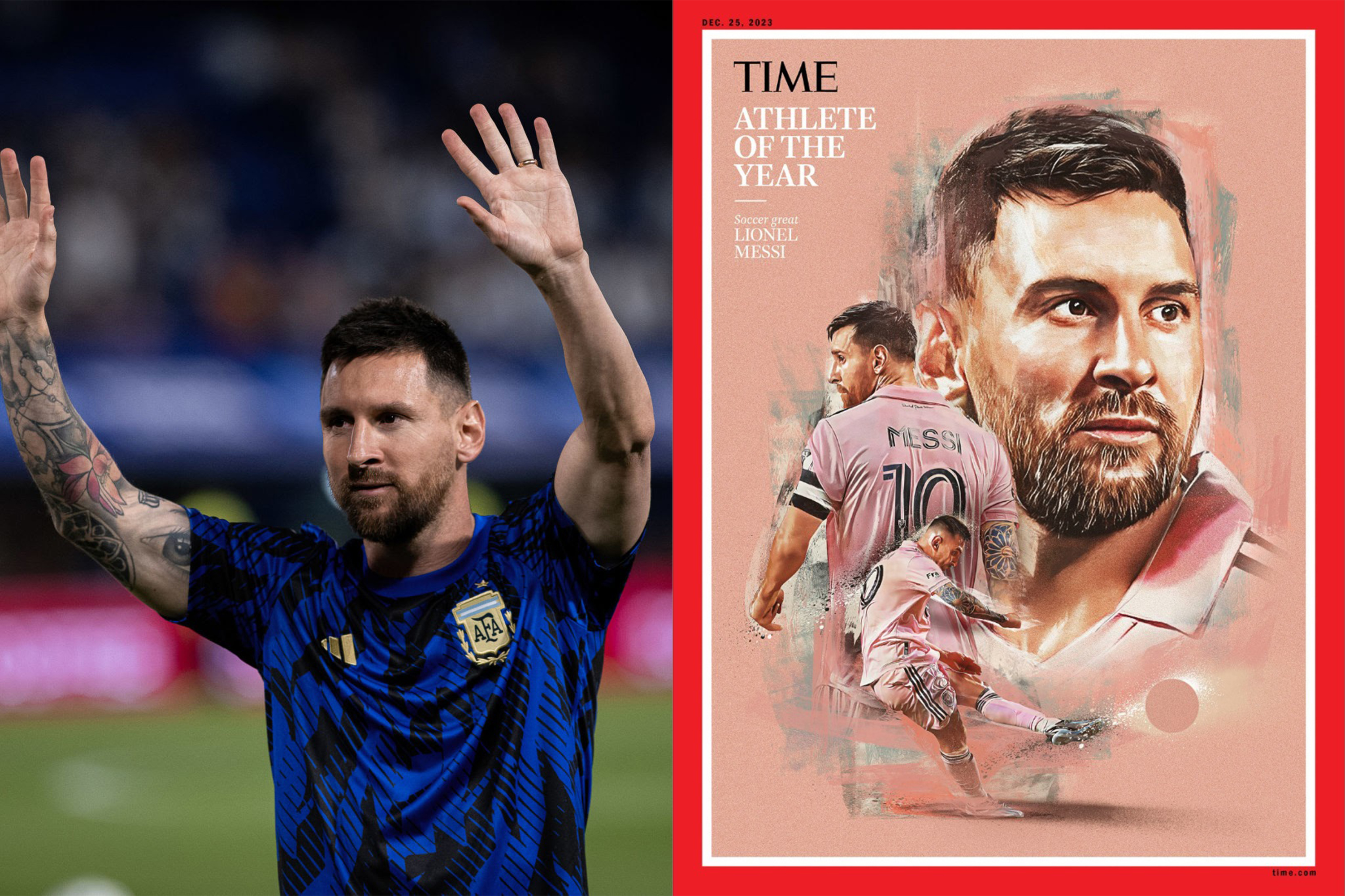 Lionel Messi named Time's ATHLETE OF THE YEAR